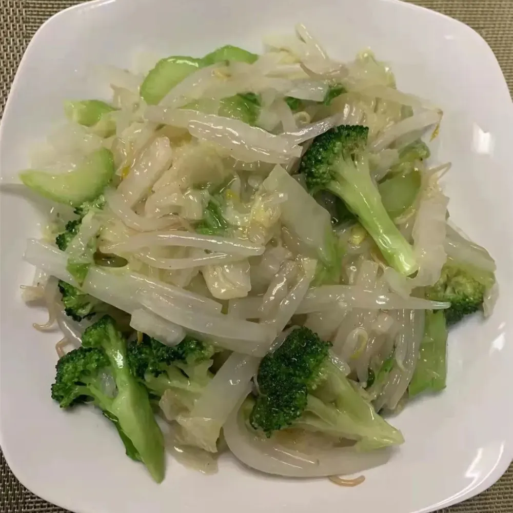 Stir-fried mixed vegetables at Family Kitchen, an Chinese Restaurant in Brooklyn.